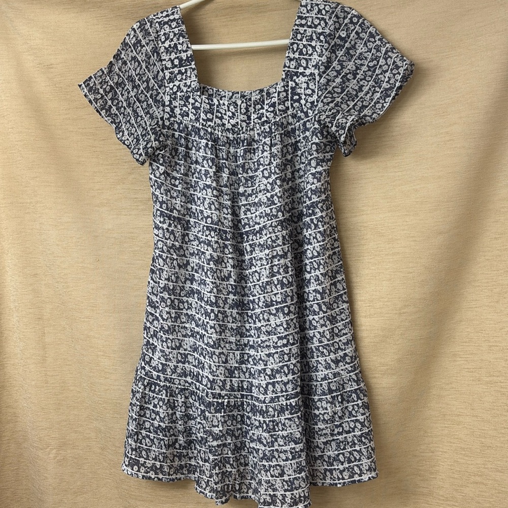 Rails Valentina Ruffle Hem Crinkle dress